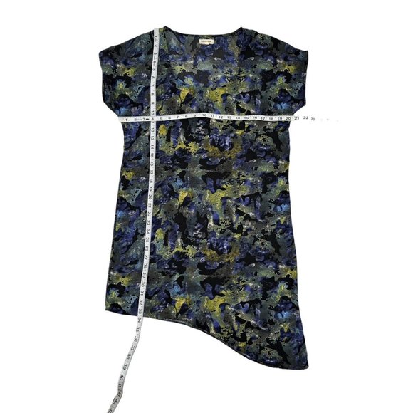 Silence & Noise Urban Outfitters Womens Med Watercolor Floral Asymmetrical Dress - Picture 8 of 10